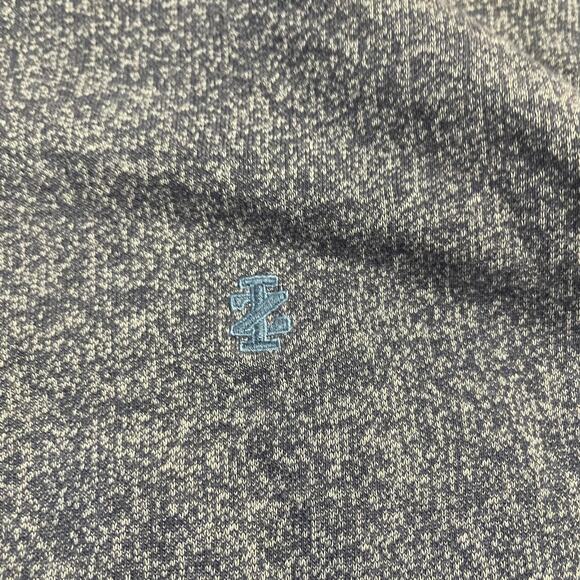 Izod Saltwater quarter zip half zip pullover knit sweater men's Medium blue gray - Picture 4 of 16